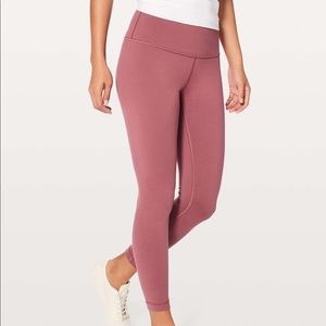 Lululemon Wunder Under HR Tight *Full-On Luxtreme 25" Misty Merlot